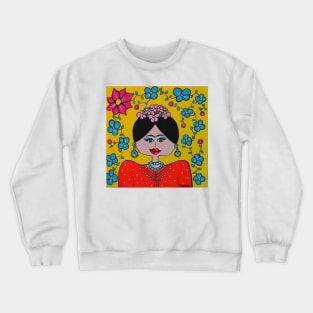 Fridi Divina Naranja Crewneck Sweatshirt